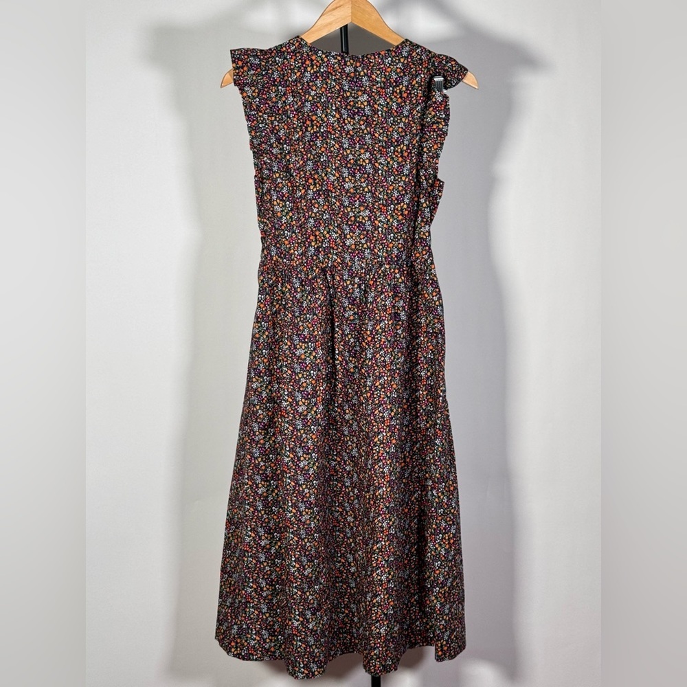 New J.Crew Factory Women's Flutter-Sleeve Midi Dress - Picture 6 of 7